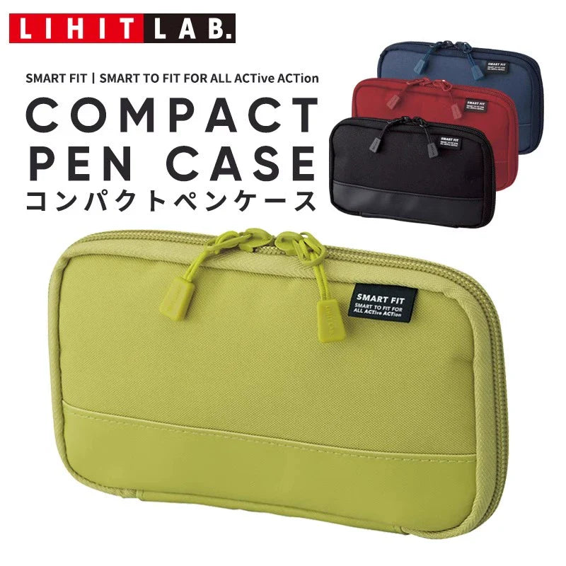LIHIT LAB Japan Compact Pencil Case for Pens Cards Travel Essentials
