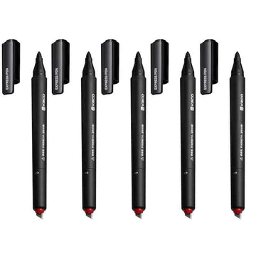 KAOC EXPRESS PEN Black Permanent Marker + Box Cutter Knife 5PCS