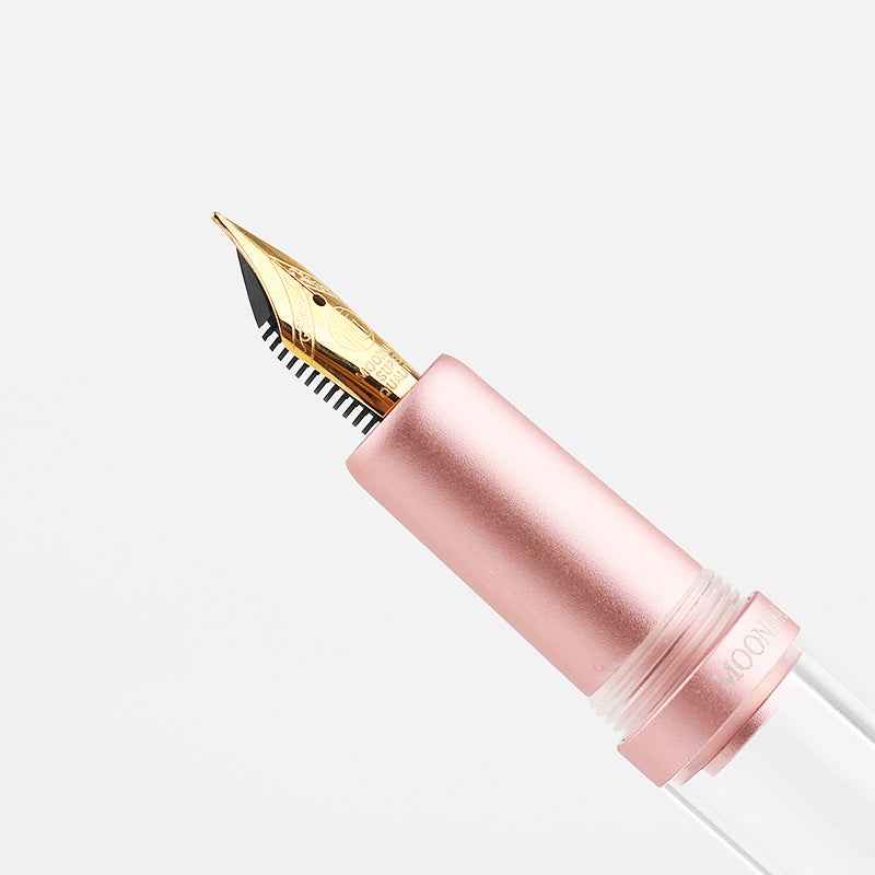 MAJOHN M2 Plus Metallic Transparent Eye Dropper Filling Fountain Pen - TTpen