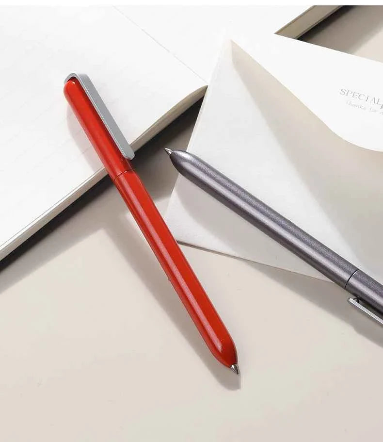 Sankou JZ19 Rotating Metal Ballpoint Pen 0.5mm Black Ink