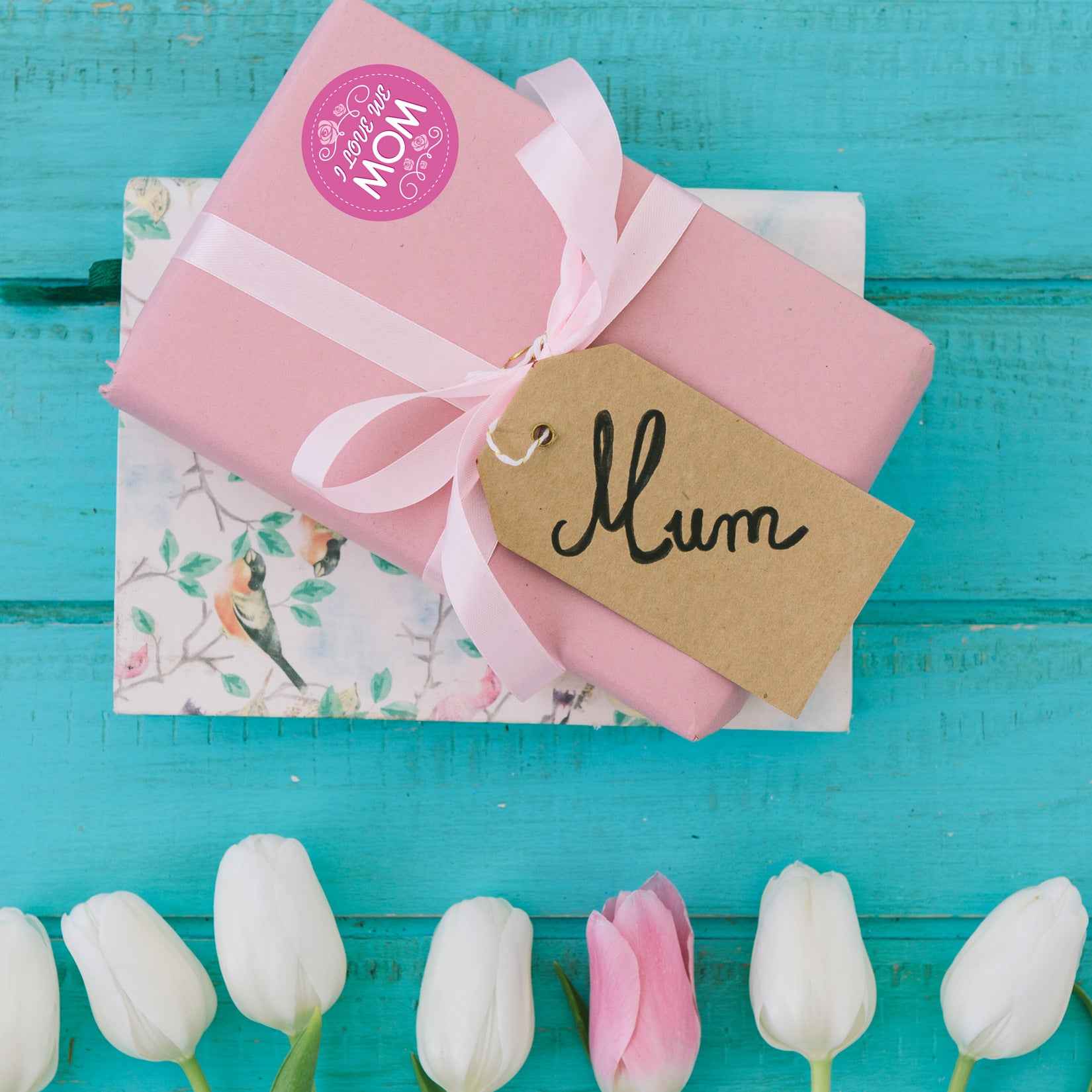 96pcs Mother‘s Day Stickers 2 inch Large Round Labels - TTpen