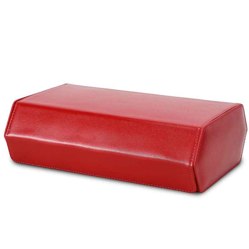 Genuine Leather Hexagon 8-Watches Roll Case