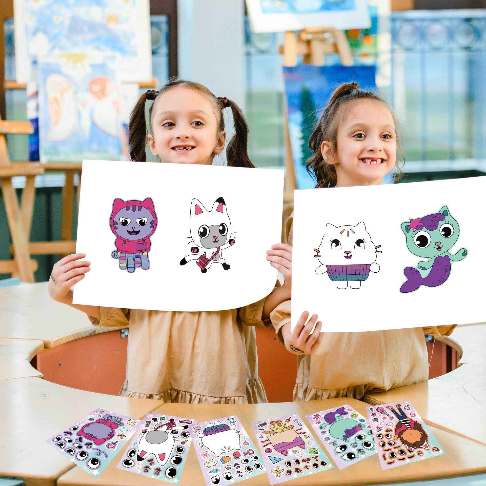 24 Sheets Gabby’s Dollhouse Stickers for Kids - TTpen