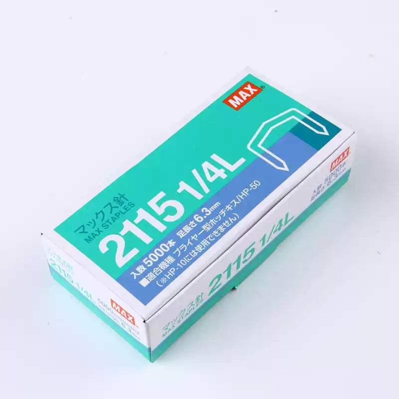 MAX Plier-Type 2115 1/4L Staples 5000PCS - TTpen