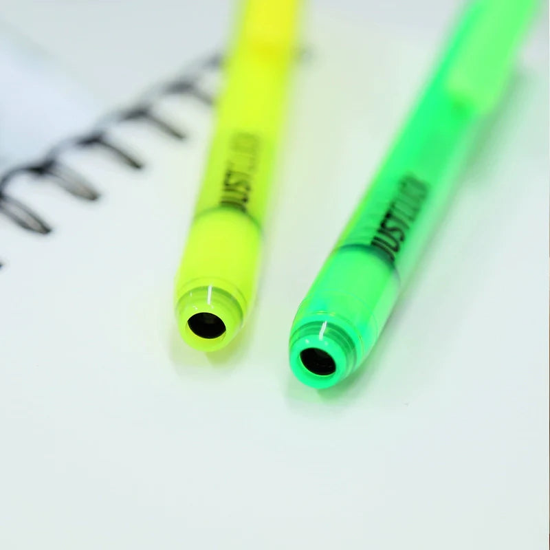 MORRIS JUSTCLICK Retractable Highlighters 6/5/3Color Sets