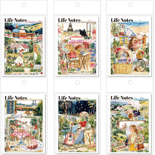 150-Piece Life Notes PET Sticker Tape Set for Journaling Planners DIY Crafts