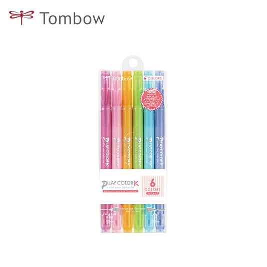 Tombow Play Color K Felt Tip Pen Set 6/12/24/36 Colors