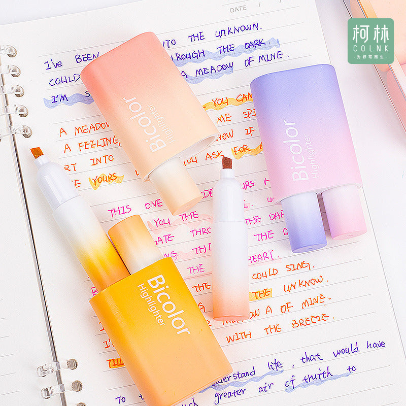 COLNK 2025 Highlighters 12 Color Eye-Protection with Soft Chisel Tips - TTpen