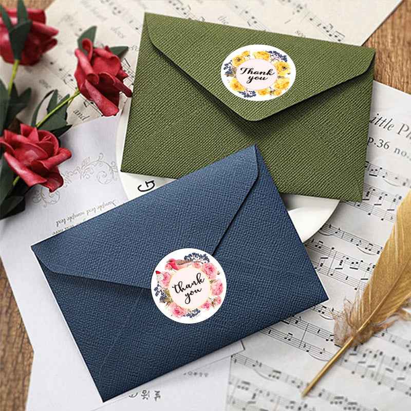 1000pcs Thank You Stickers,Round 1 Inch Floral Labels for Small Business - TTpen