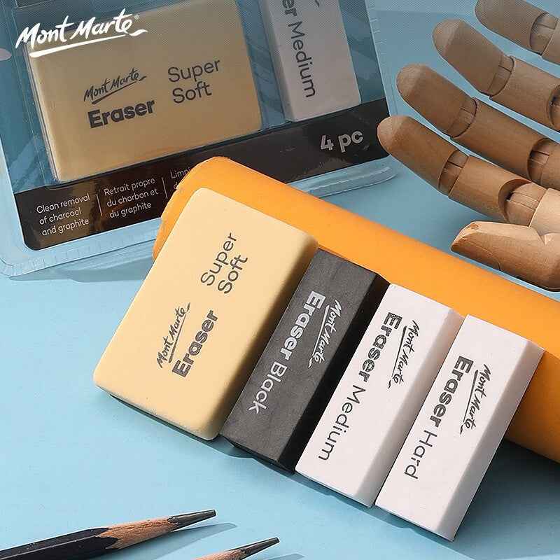Mont Marte Artists Eraser Pack 4PCS - TTpen