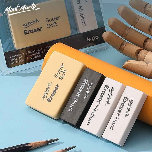 Mont Marte Artists Eraser Pack 4PCS - TTpen