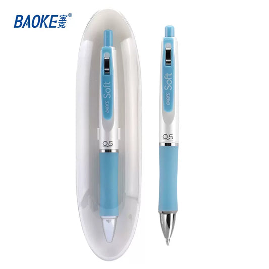 Baoke Soft 0.5 Gel Ink Pen 0.5mm Light Blue
