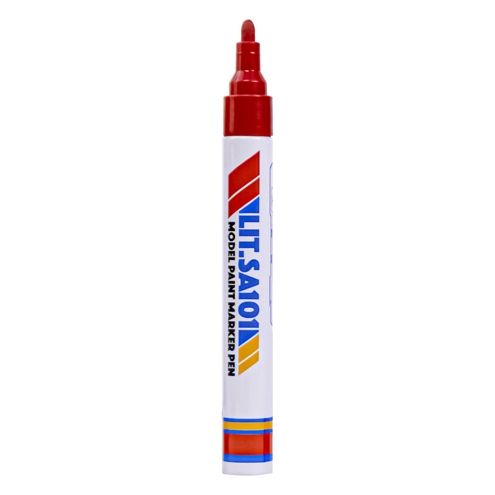 2pcs Model Paint Marker Pens Oil Based Red