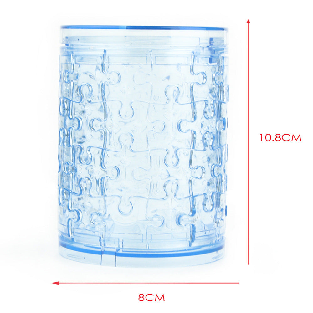 Transparent Puzzle Pen Holder