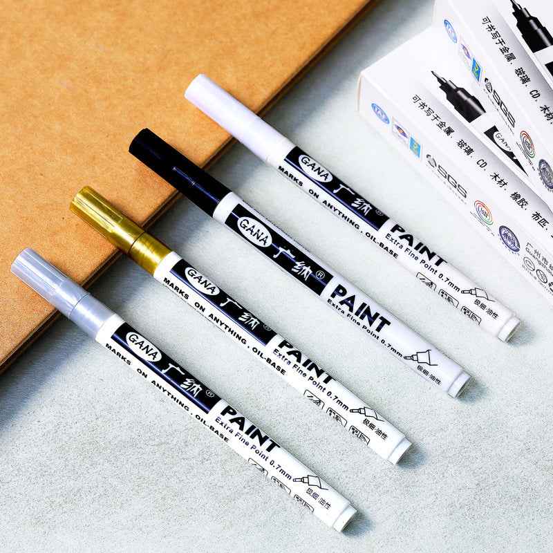 Guangna Paint Marker Extra Fine (0.7mm) WHITE GOLD SILVER BLACK - TTpen