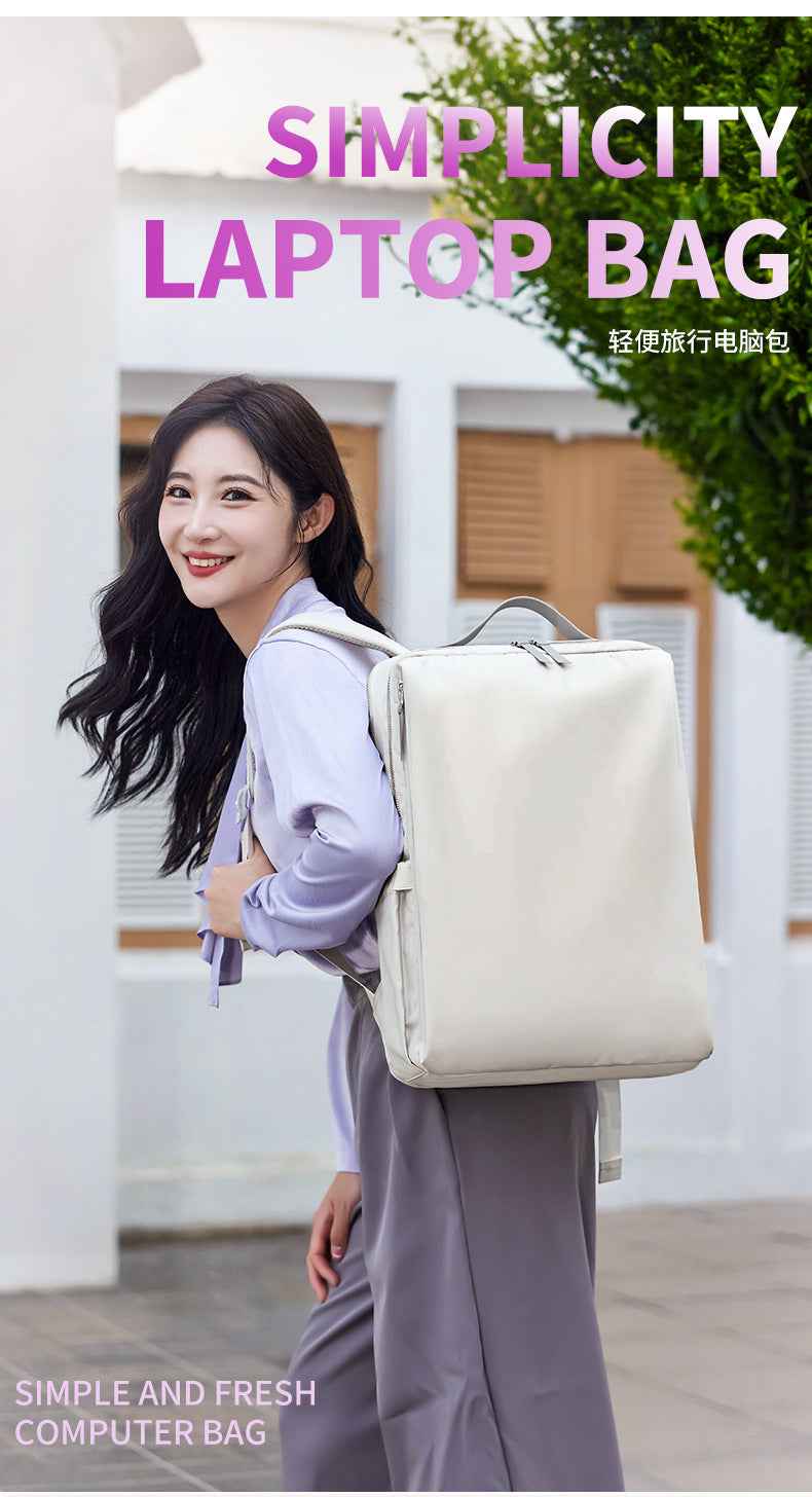 15-Inch Laptop Backpack for Travel – Slim Shockproof Commuter Bag