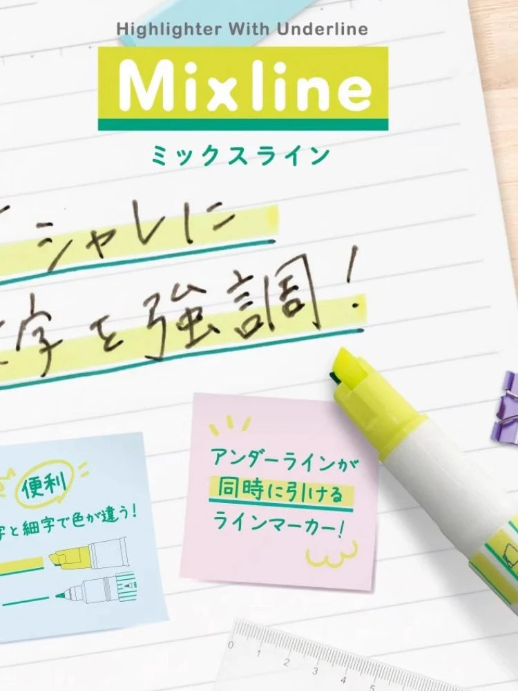 SAKURA Mixline Highlighter Marker Pens 3 Color Set