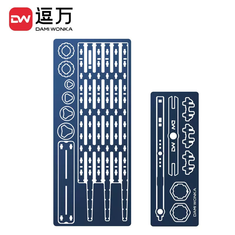 Dami Wonka DIY Stainless Steel Modular Ballpoint Pen Blue