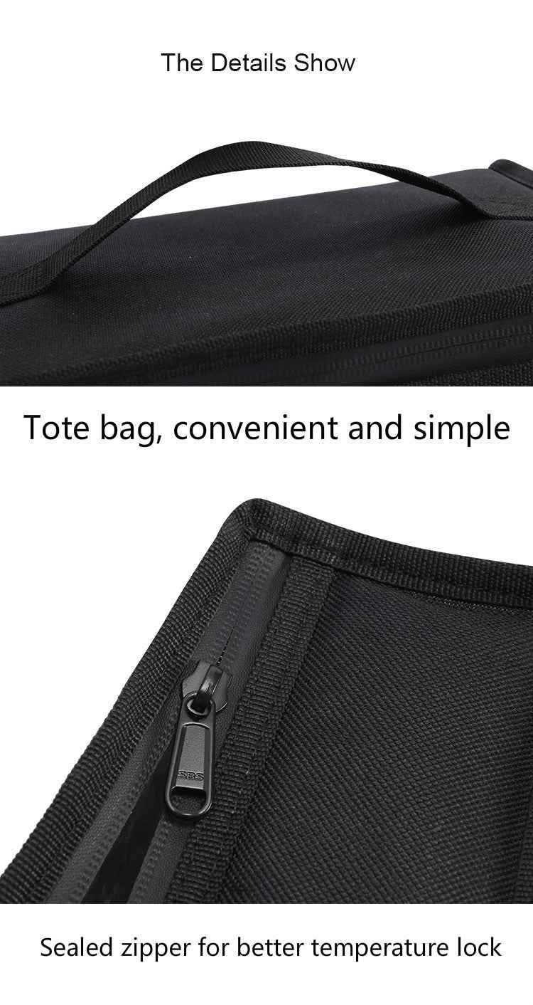 DENUONISS A309 Small Insulated Lunch Box Portable Soft Bag