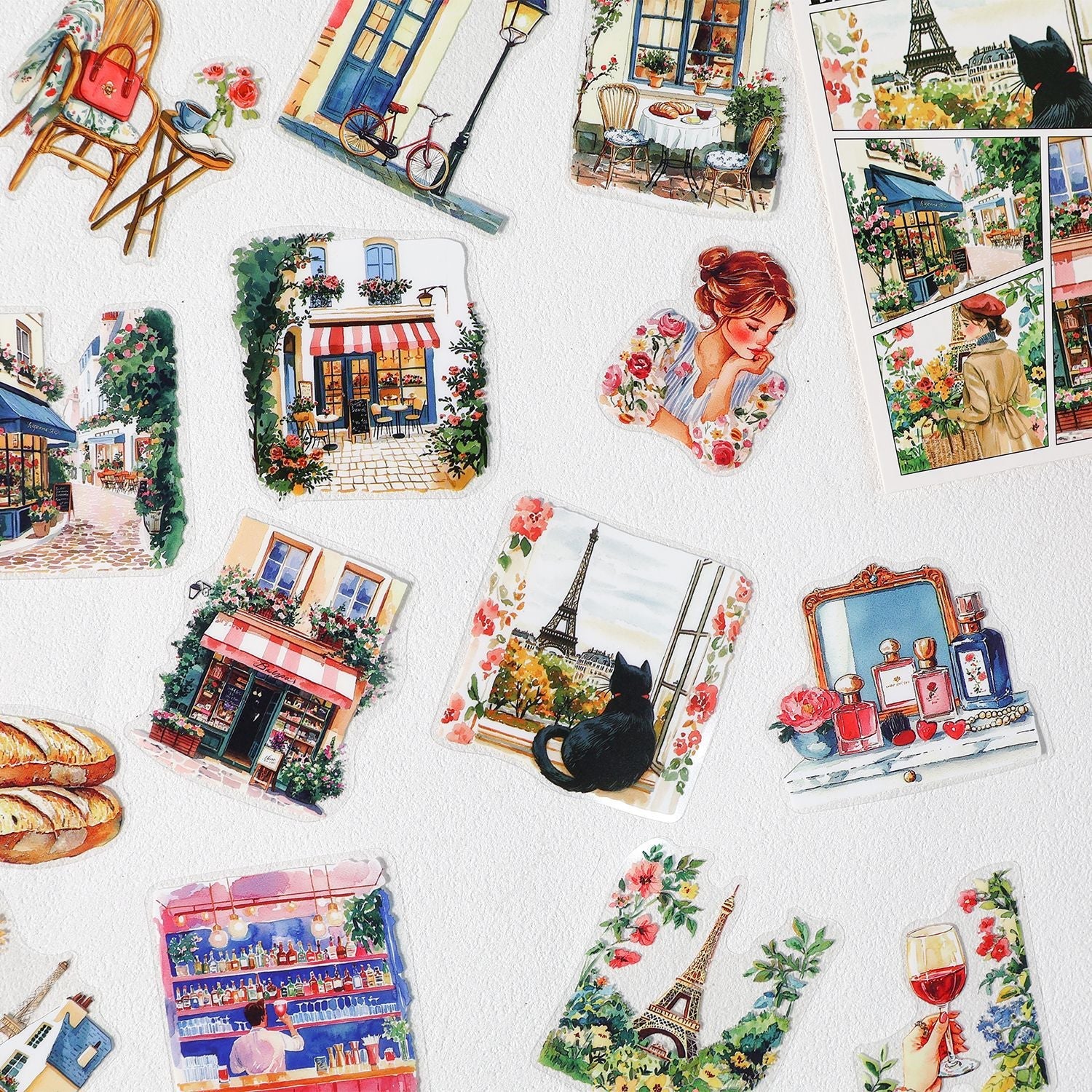 150-Piece Life Notes PET Sticker Tape Set for Journaling Planners DIY Crafts