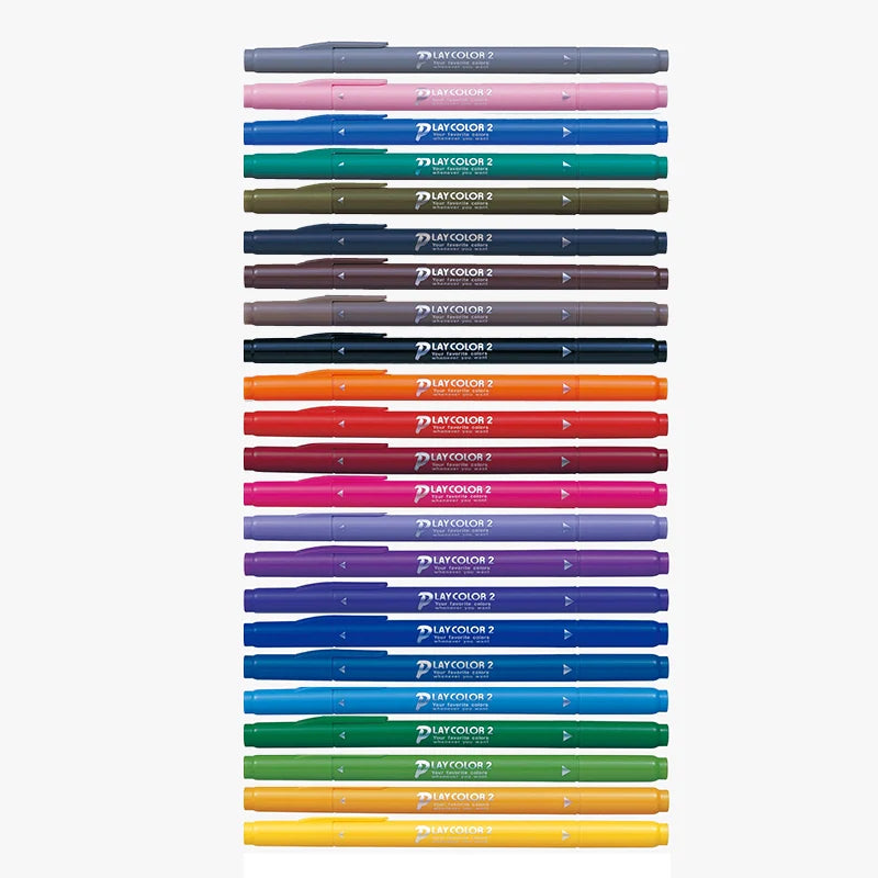Tombow Play Color 2 Felt Tip Pen Set 12/24/36 Colors