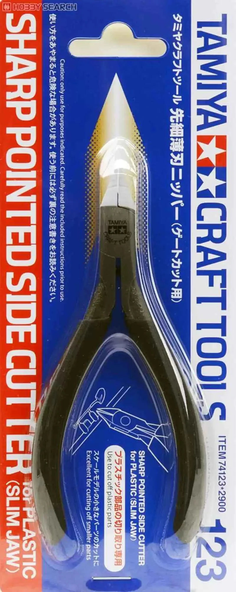 Tamiya Sharp Pointed Side Cutter Craft Plastic Model Tool 74123