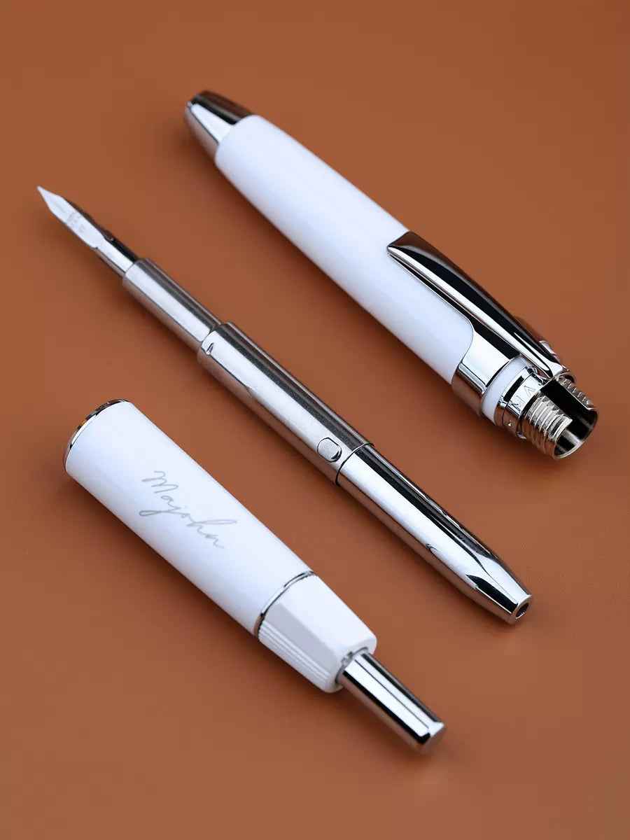 Majohn A3 Fountain Pen Retractable Extra Fine Nib with Converter Case Set - TTpen