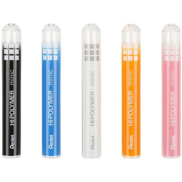 Pentel Hi-Polymer Minic Eraser Slide 5 Pack