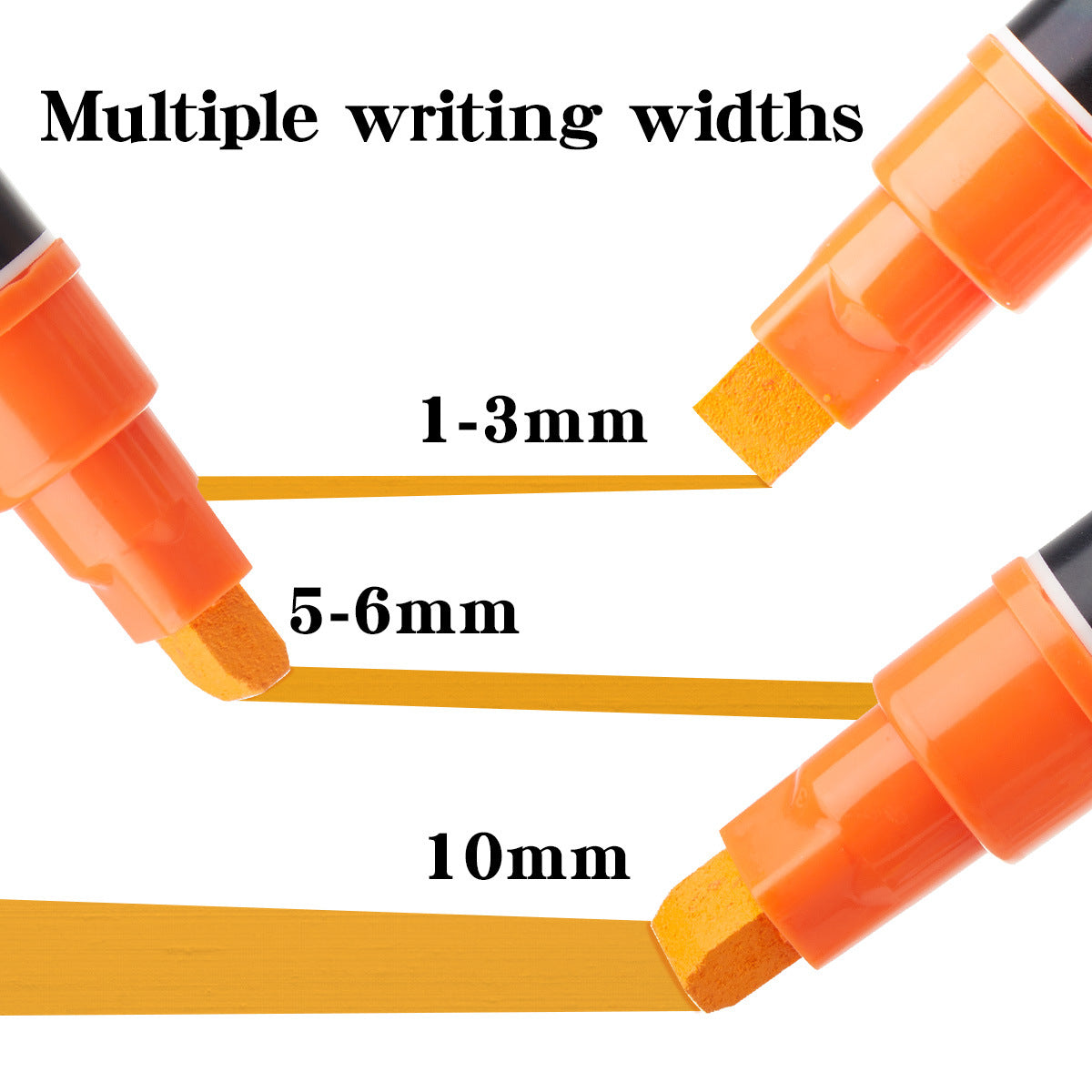 12 Colors Jumbo 10mm Broad Tip Acrylic Paint Markers