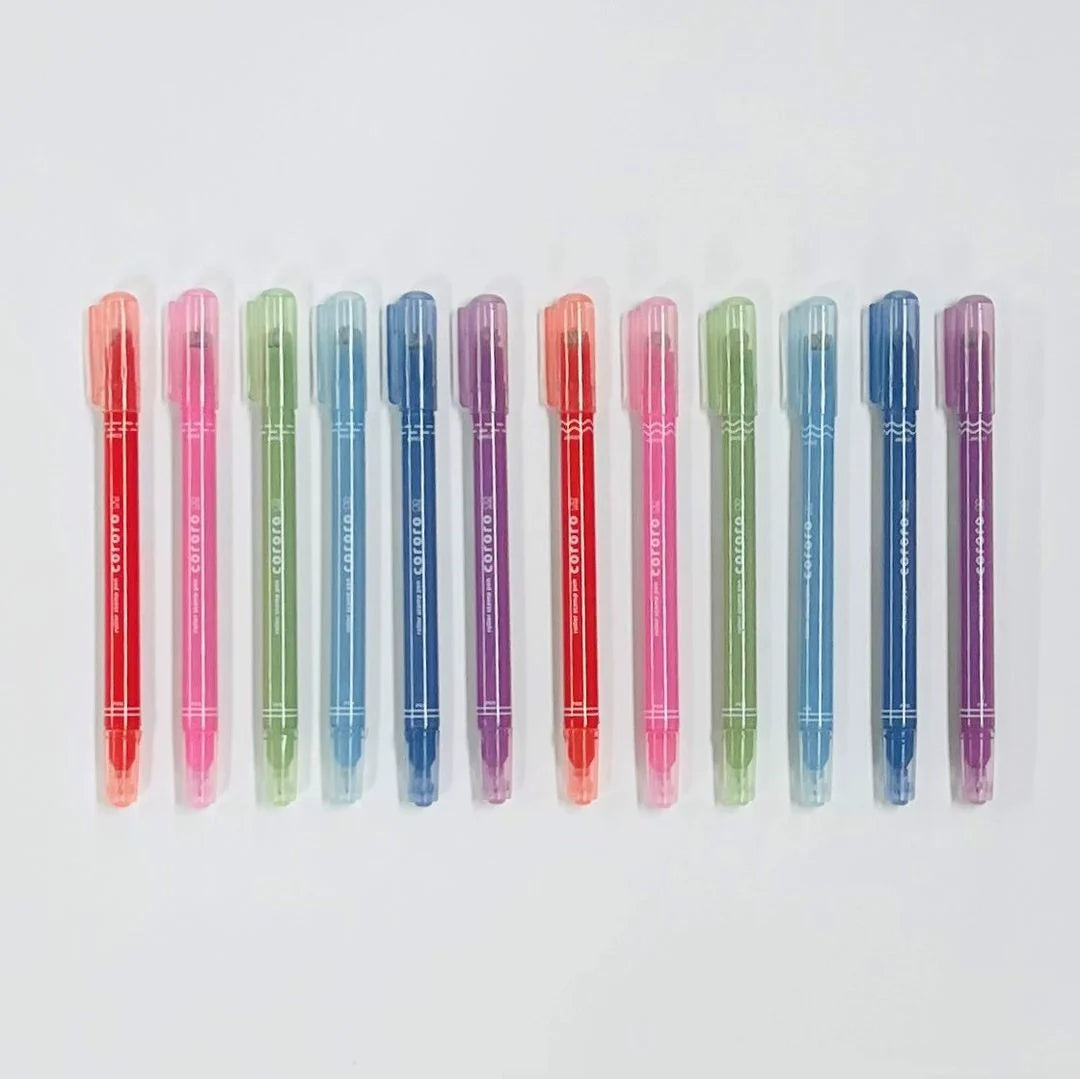 Sun-Star Cororo Roller Stamp Pen - Wave & Dot