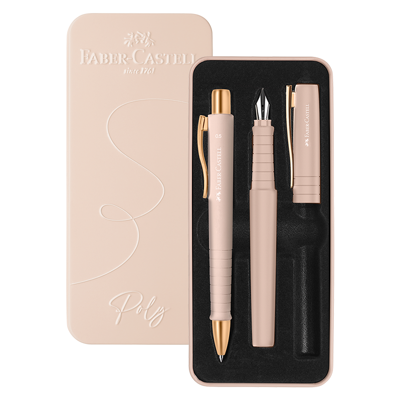 Faber-Castell Poly Pen Fountain and Ballpoint Pen Gift Set - TTpen