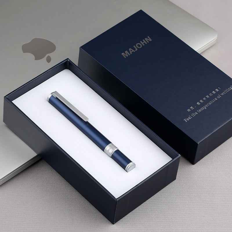Majohn N1 Mini Fountain Pen Fine Nib,Aluminum Pocket Short Travel Pen - TTpen