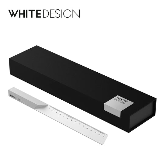 Aluminum Ruler 15cm - Premium Metal Office Stationery
