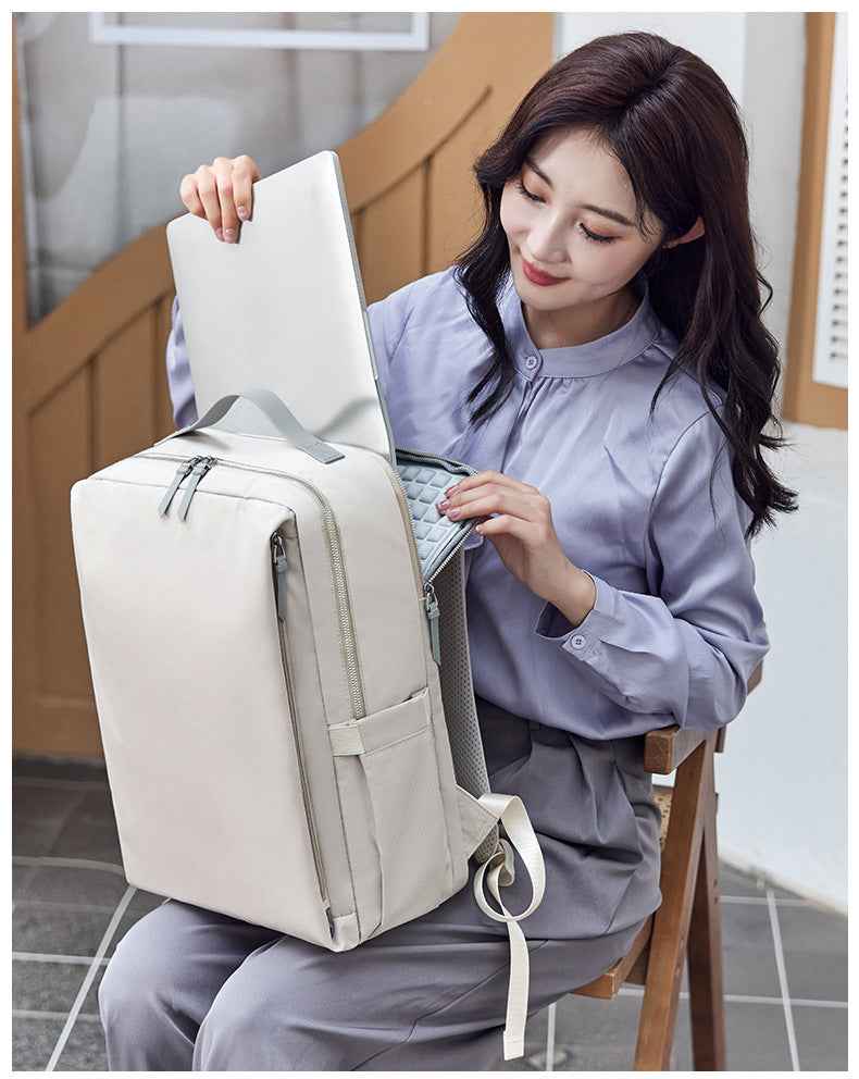 15-Inch Laptop Backpack for Travel – Slim Shockproof Commuter Bag