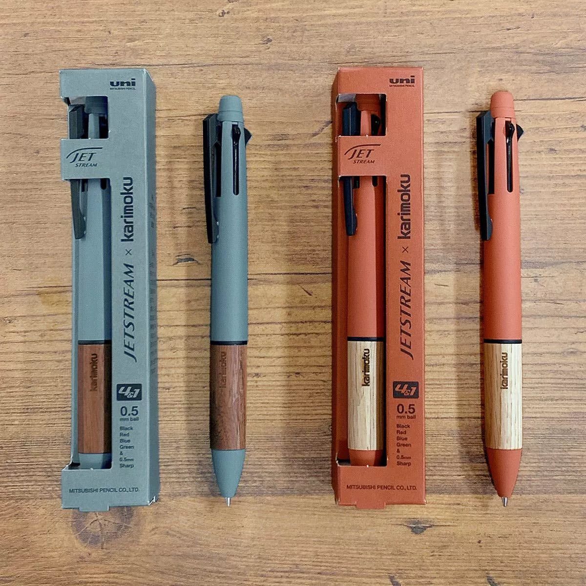 Mitsubishi 4in1 Multifunction Pen Jetstream Karimoku 0.5MM