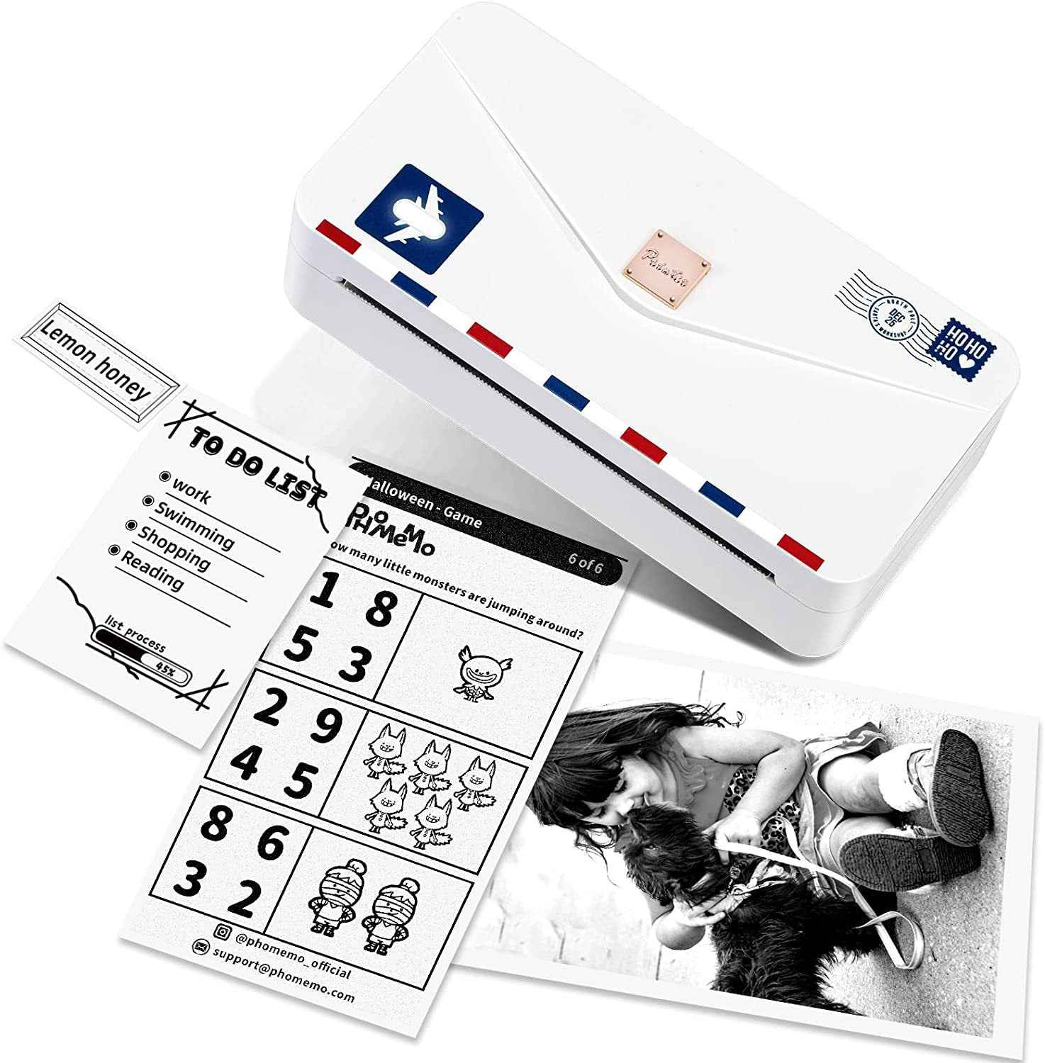 Phomemo M04AS 4 Inch Portable Thermal Printer for Photo Memo Note - TTpen