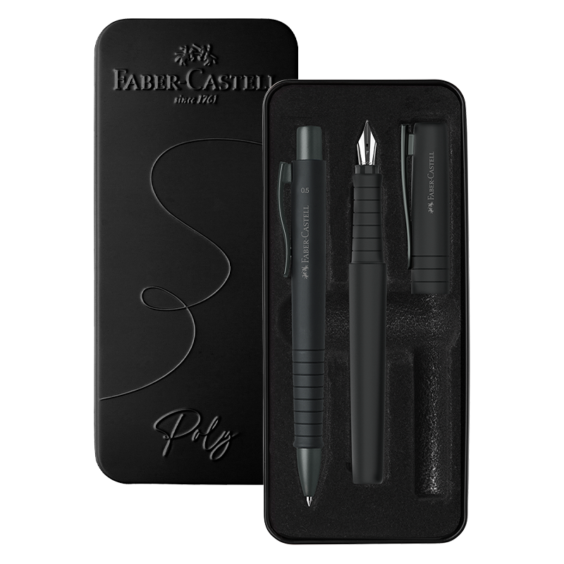 Faber-Castell Poly Pen Fountain and Ballpoint Pen Gift Set - TTpen