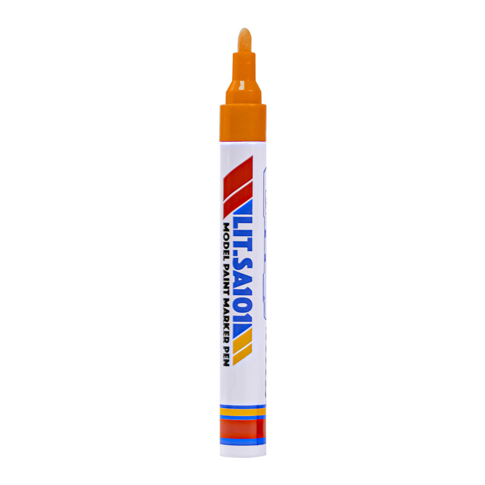 2pcs Model Paint Marker Pens Oil Based Orange