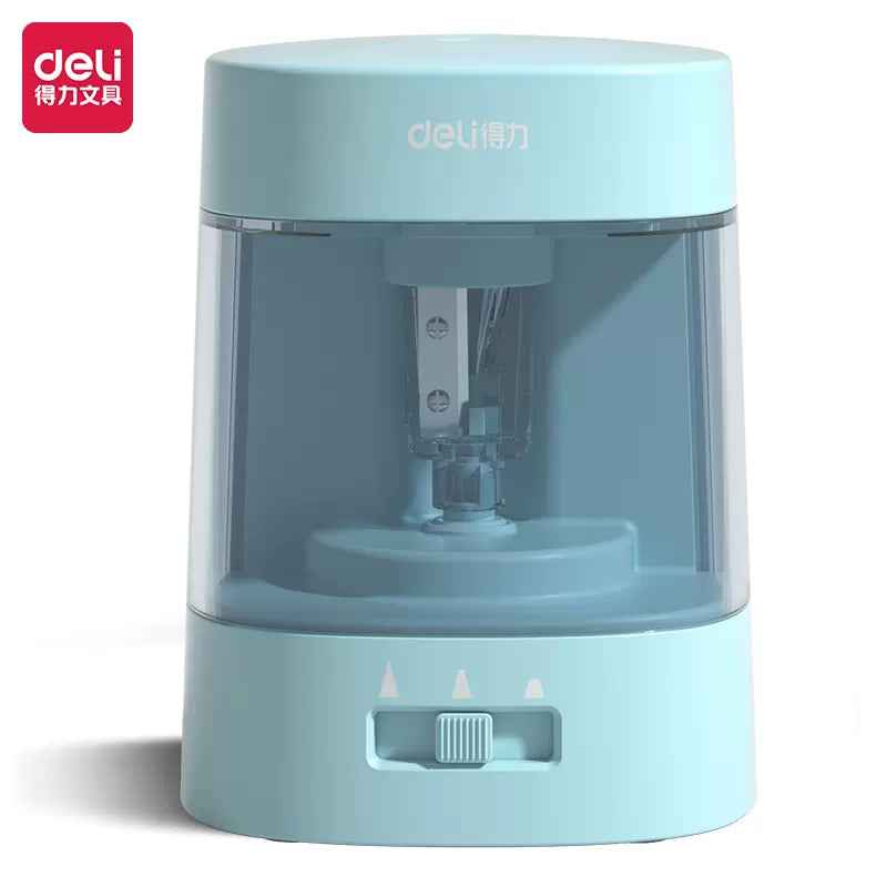 DELI 68659 Electric Pencil Sharpener USB & Battery Operated - TTpen
