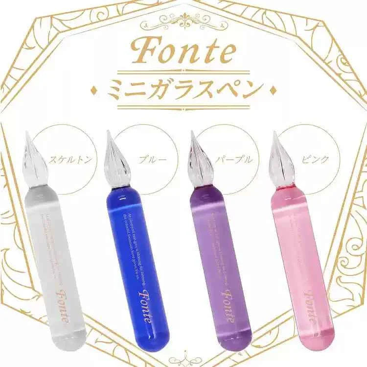 Komamono Lab Fonte Mini Glass Dip Pen with Pen Rest
