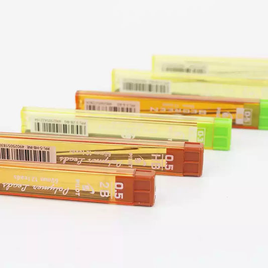 PILOT Begreen Pencil Refills,HB/2B Leads,0.3/0.5/0.7mm,5 Pack