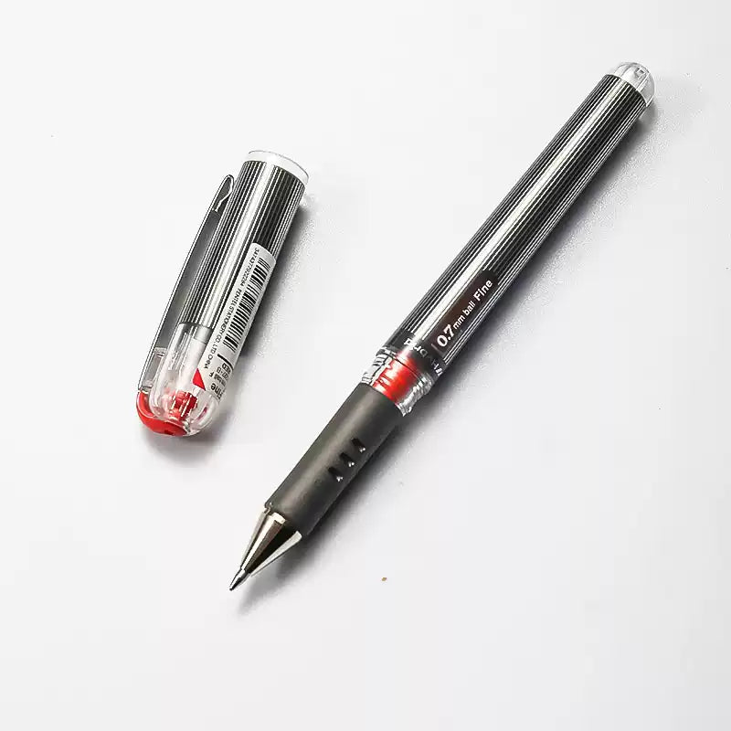 Pentel Hybrid Gel Grip Deluxe DX Rollerball Pen,0.7MM,3 Pack