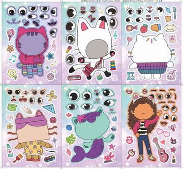 24 Sheets Gabby’s Dollhouse Stickers for Kids - TTpen