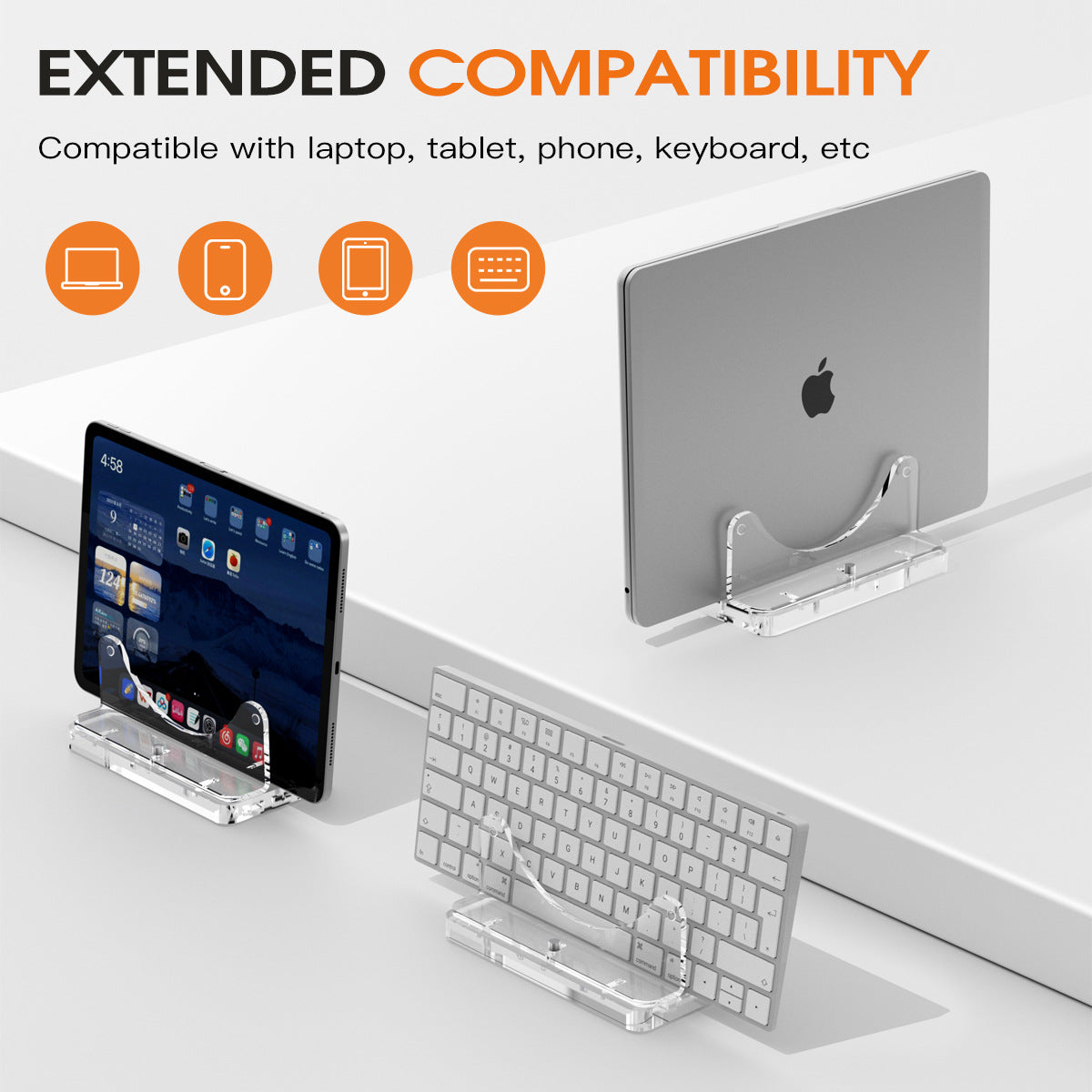 Acrylic Desktop Vertical Stand for Mac Mini