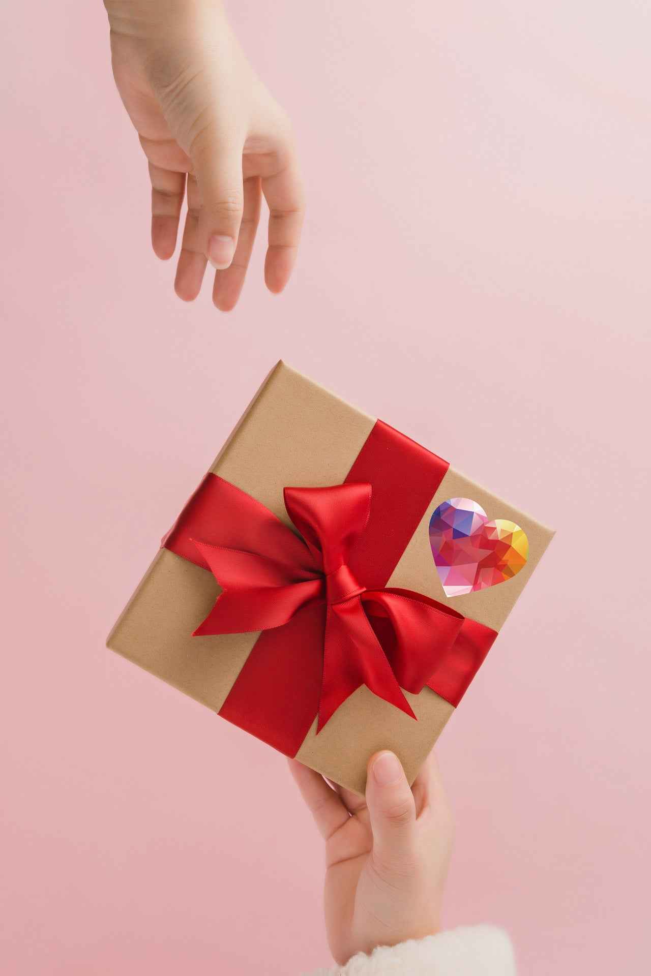 192pcs Valentine's Day Stickers 1.5 inch Heart Shape Labels - TTpen