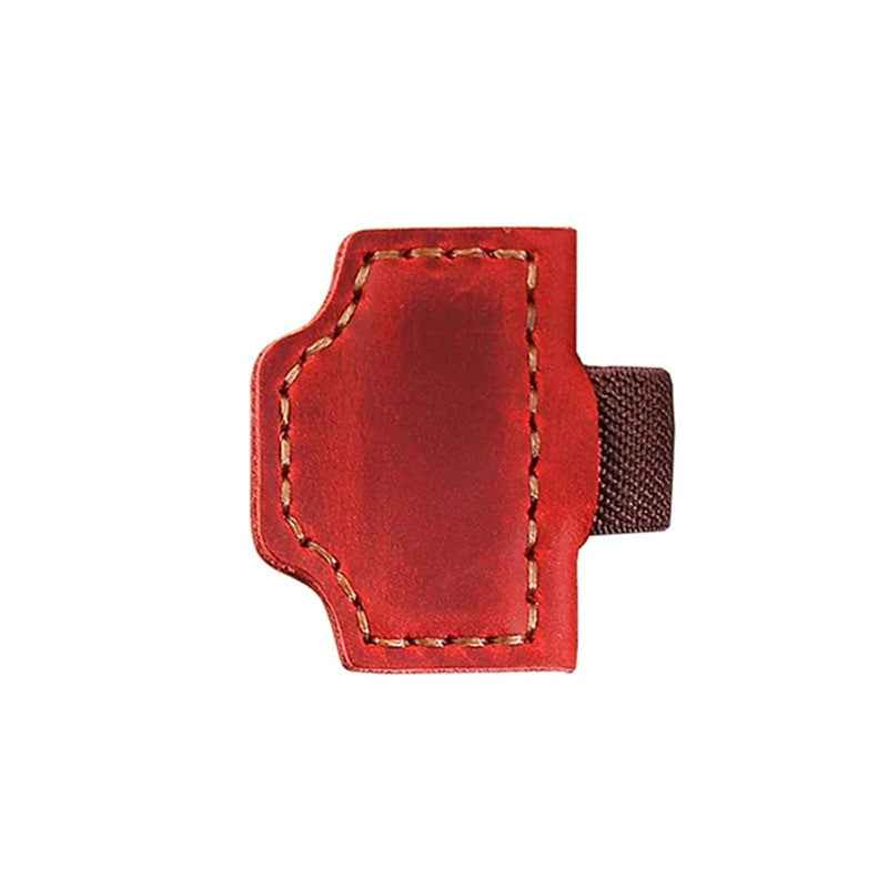 2PCS Magnetic Leather Bookmarks with Pen Holder