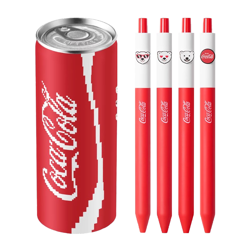 KACO Coca-Cola Limited Edition Bear Gel Pens (4-Pack)