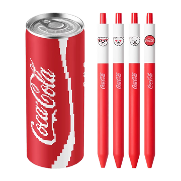KACO Coca-Cola Limited Edition Bear Gel Pens (4-Pack)