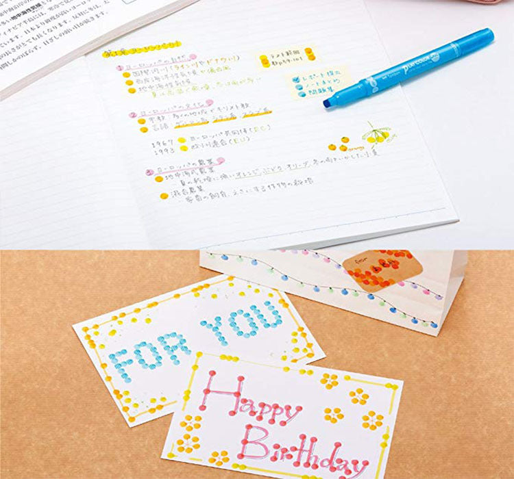 Tombow Play Color Dot Pen Water Based Marker,3 Colors Set A