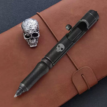 Stainless Steel EDC Tactical Self-Defense Pen with 3 Refills